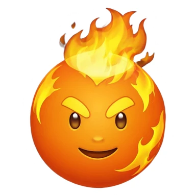 fire ball sticker