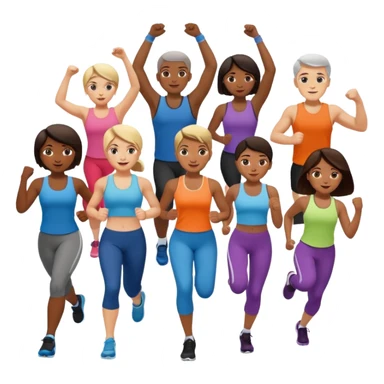 community fitness events sticker