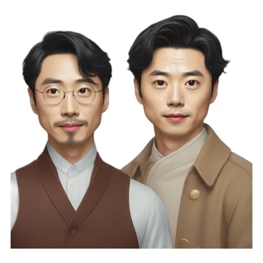 Gong Yoo and Lee Dong-wook from Goblin sticker