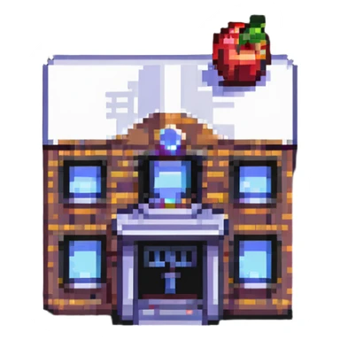 school building sticker