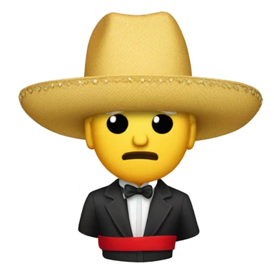Donald Trump Mariachi hat sticker