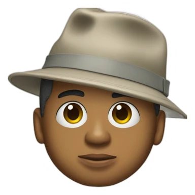 jay z with a hat sticker