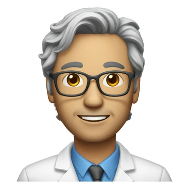 professor-infectious disease specialist, 42-year-old man sticker