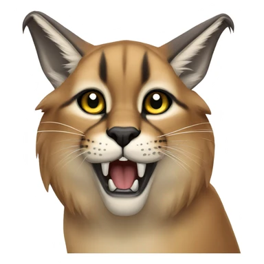 Caracal weeping  sticker