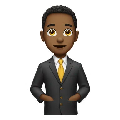 Kid as a tv show host sticker