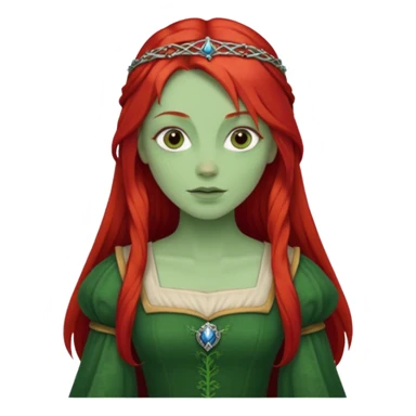 Fiona from the Shrek movie sticker