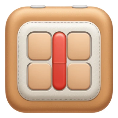 tan band aid with rounded corners sticker