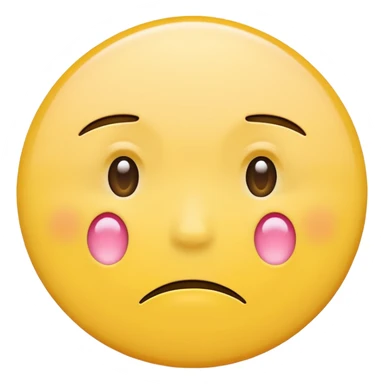 two emojis not happy stuck together no pink cheeks sticker