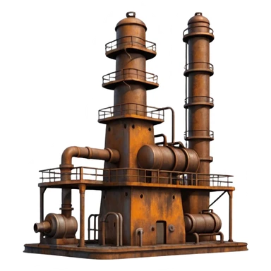 oil pumping station sticker