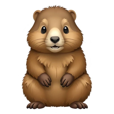 Marmot relaxing  sticker