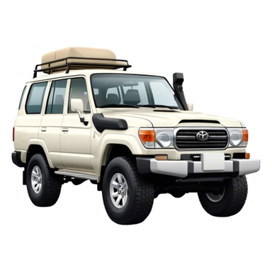 Toyota Land Cruiser - Toyota (Model Year: 2021) (Iconic colour: White) sticker