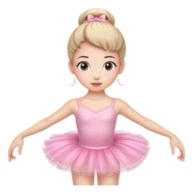 Ballerina in a pink tutu sticker