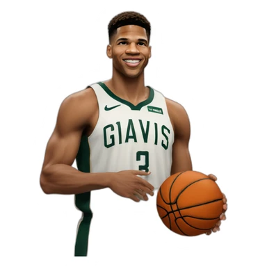Giannis a professional basketball player sticker