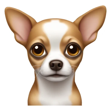 Chihuahua brown and white  sticker