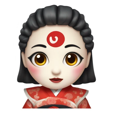 Squid game doll sticker