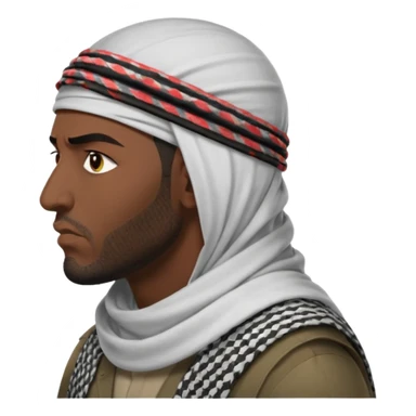 angry Iraqi, in profile sticker