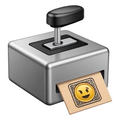 LATE 20TH CENTURY ADMINISTRATIVE STAMP TOOL sticker