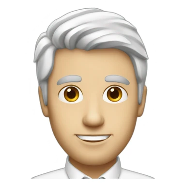 white male ceo of a tech company sticker