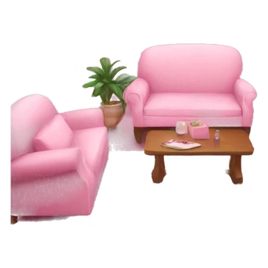 Pink room sticker