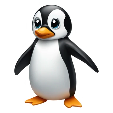 penguin in bikini sticker