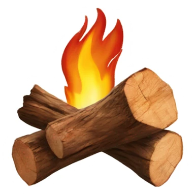 Fire wood in a trailer  sticker