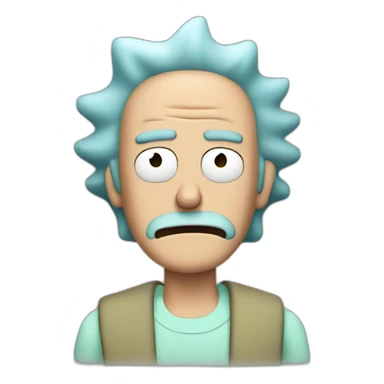 Rick from Rick and Morty sticker