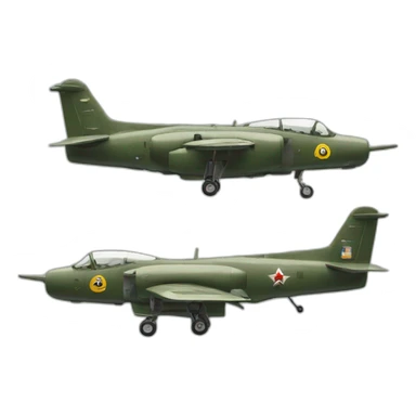 Avion armee sticker