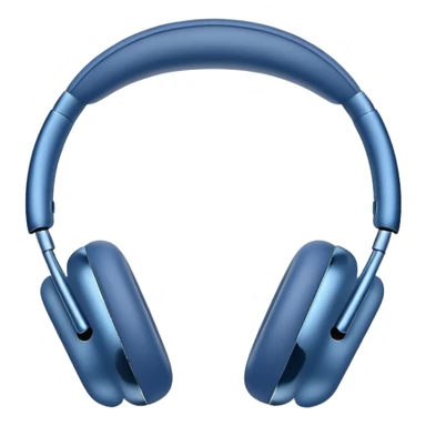 blue airpods max headphones sticker