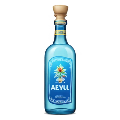 clase azul tequila bottle sticker