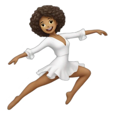 Un œuf en train de danser sticker