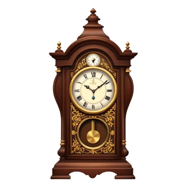 Grandfather's old clock sticker