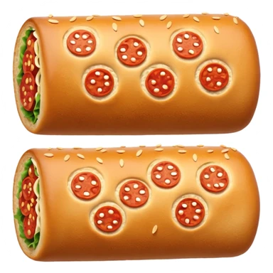 no sesame pepperoni roll sticker