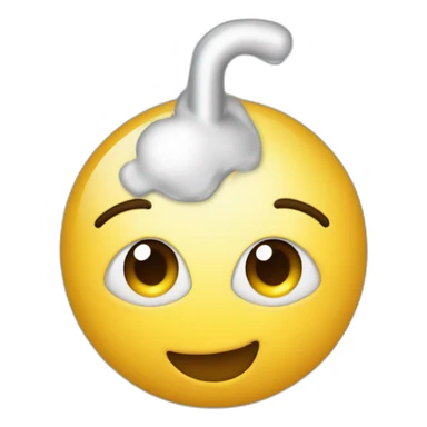 Cœur avec un point en dessous et une auréole au dessus sticker