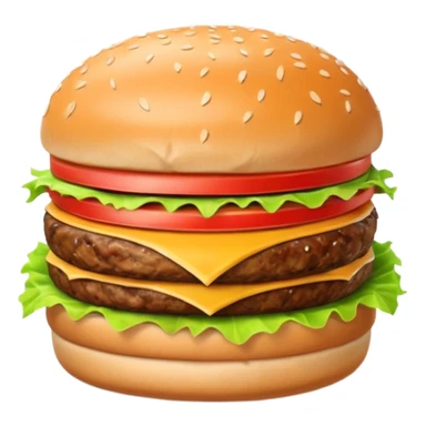 burger in wrapper sticker