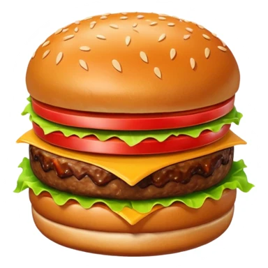burger single patty sticker