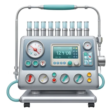 Intensive care hospital ventilator  sticker