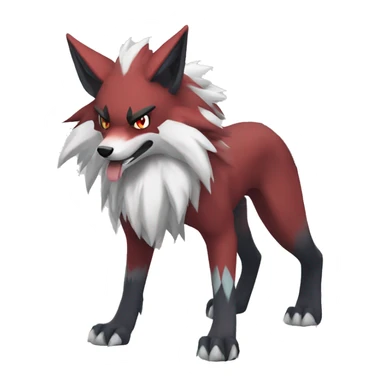 Zoroark-Lycanroc full body sticker