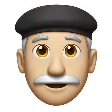 Man with big nose and kippah sticker
