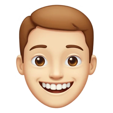 Smile with a missing tooth sticker