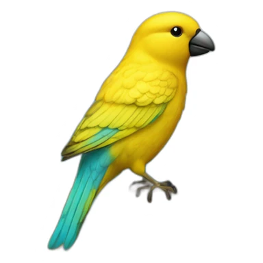 Canari sur une île sticker