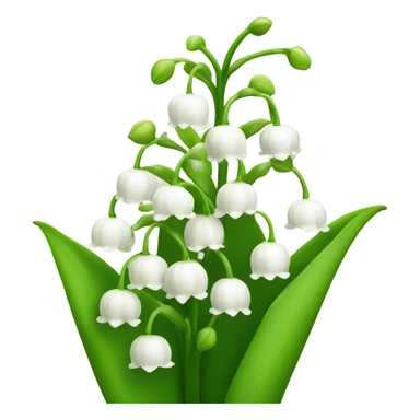 lily of the valley  sticker