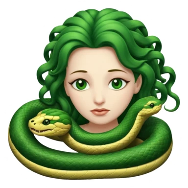 Un demon gorgon qui dort sticker