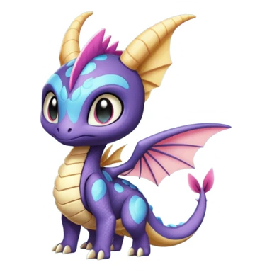 Meloetta-Cresselia-Palkia-Spyro-Toothless-Stitch-Fakémon-creature-hybrid sticker