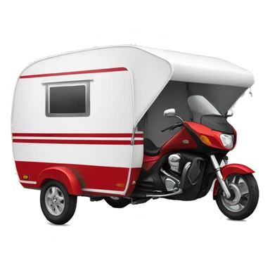 Caravan-motor trike sticker