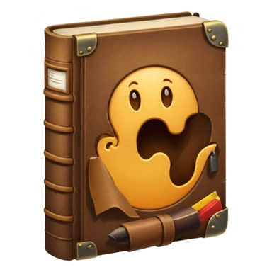 a huge book closed with thousands of pages sticker