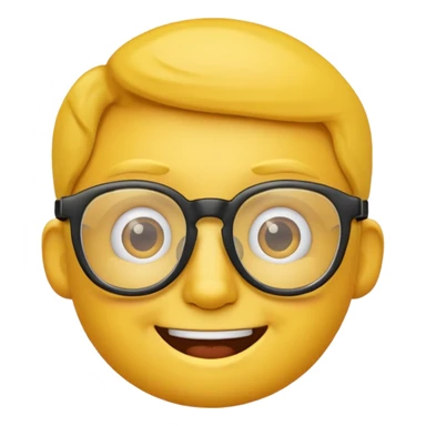 nerd emoji sticker