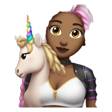 Yeji from itzy with a unicorn gay sticker