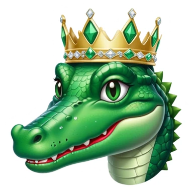 diva alligator  sticker
