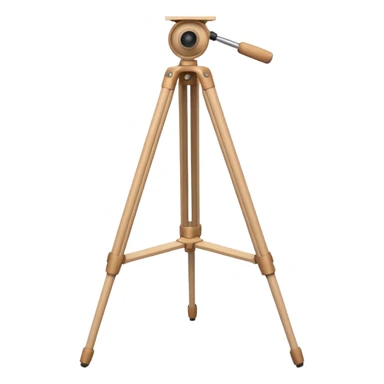 Beige  tripod sticker