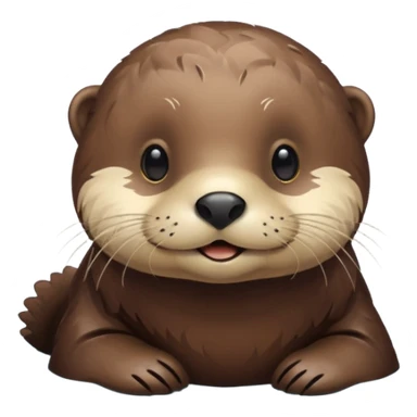 Sea otter sticker